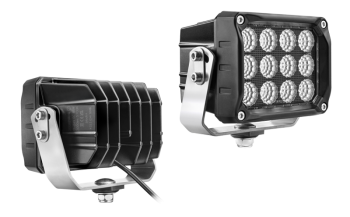 Phare de travail avec LEDs, support inférieur et câble