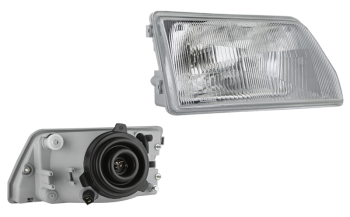 Phare avant pour Fiat Cinquecento, type H4 - droit, avec correcteur manuel