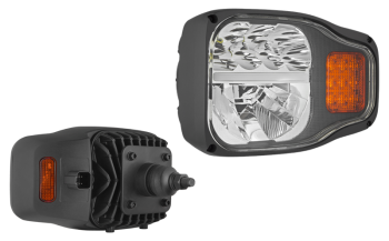 Phare avant avec LEDs, support arrière et connecteur DT04-6P intégré - gauche