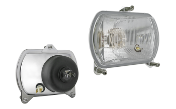 Insert de phare type R2 (feux: de croisement, de route, de position)