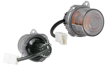 ampoule PY21W 12V, câble 0,1 m, connecteur AMP Faston