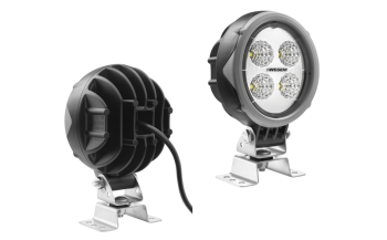 Phare de travail avec LEDs, support oméga et câble