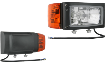 Phare avant type H4 avec câble - droit