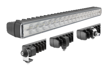 Phare de travail avec LEDs, feu de position et support: arrière, inférieures, latérales