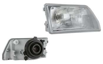 Phare avant pour Fiat Cinquecento, type R2 - droit, avec correcteur manuel