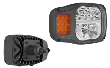 Phare avant avec LEDs, support arrière et connecteur DT04-6P intégré - droit