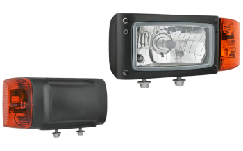 Phare avant type H4 avec connecteur DT04-6P intégré - gauche