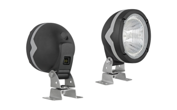 Phare de travail halogène avec connecteur AMP Faston AMP intégré