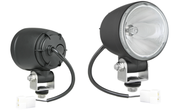 Phare halogène de route avec câble et connecteur AMP Faston