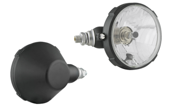 Phare avant type H4/R2 dans un boîtier plastique - gauche (feux: de croisement, de route, de position)