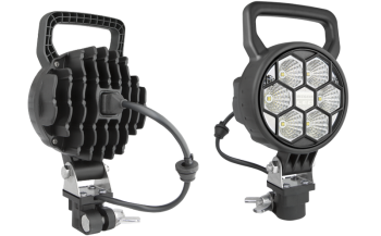 Phare de travail avec LEDs, support CAR1 et connecteur AMP Faston intégré