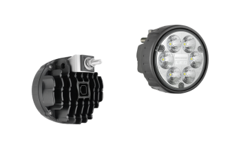 Phare de route avec LEDs, support arrière et connecteur Deutsch DT04-2P intégré