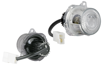 ampoule R5W 12V, câble 0,1 m, connecteur AMP Faston