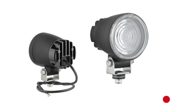 Phare spéciale avec LEDs et câble - rouge