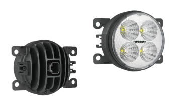 Phare de travail avec LEDs et connecteur Deutsch DT04-2P intégré (fixation pour 4 vis