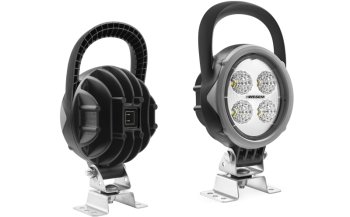 Phare de travail avec LEDs, support oméga et connecteur AMP Faston intégré